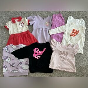 3T toddler girls bundle - 8 pieces